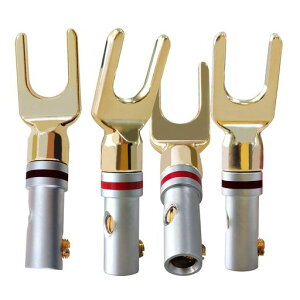 Cleqee4�{24K�����b�L�X�s�[�J�[�v���OY�^�v���OY���O�[�q�˂����ݎ����͂񂾒[�q�X�s�[�J�[�^�[�~�i��DIY�p�X�s�[�J�[�P�[�u���R�l�N�^