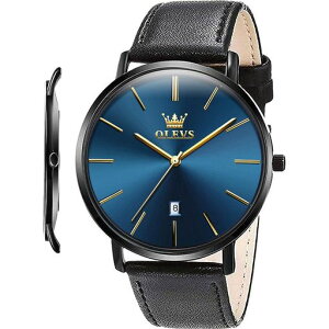 OLEVS �����Y�r���v 40mm���^�P�[�X|���t�\��&30m�h�����U�[���x���g|�r�W�l�X&�J�W���A�����F�I���� �y��35g�t�@�b�V�����E�H�b�`watch for men