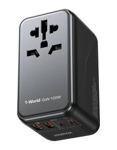 �y��������100W�o�́zMOMAX�ϊ��v���O100WPDGaN�}���[�d�S���E�Ή�5�䓯���[�d2*PDUSB-C+2*QCUSB-A�C�O�p�R���Z���g�C�O�ϊ��v���OC/BF/O/A�^�C�v