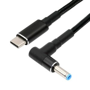 NFHK USB-C 100W 20V���͂���DC 4.5*3.0mm PD�d��65W�o�͏[�d�P�[�u��QC PD�^�C�vC�Ή��AHP���b�v�g�b�v�Ή�