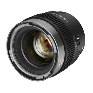 SAMYANG ����p�P�œ_AF�����Y V-AF 75mm T1.9 FE �\�j�[ �� E�}�E���g �t���T�C�Y�Ή� 8K�Ή� �y��280g �u���b�N 888503