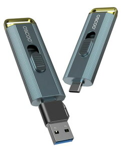 OSCOO 512GB �O�t��SSD ? �ő�2100MB/s�A��4K 60fps ProRes�ɑΉ�|USB������ �^�C�vC�AUSB 3.2 Gen2�|�[�^�u��SSD�A�f���A��USB-C &