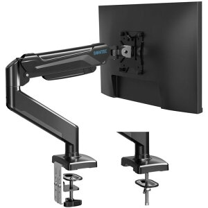 BONTEC���j�^�[�A�[���K�X�X�v�����O�V���O���f�X�N�X�^���hPC/�t���f�B�X�v���C�A�[���ő�ω׏d9kgVESA75/100mm�t�����[�V����(�`���g�E�X�C�x���E360°��])�f�X�N�ȃX�y�[�X�ȒP���t��