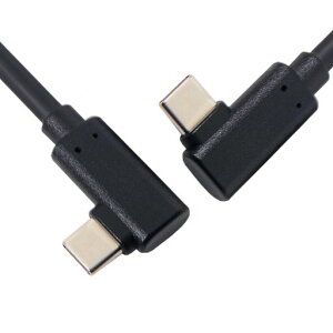 CY�P�[�u�� 1.8m USB-C Type-C - Type-C�P�[�u�� Gen2 10Gbps 65W �f���A�� 90�x ���E�p�x�^�C�v