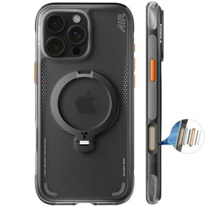 TORRASOstandQ3AiriPhone16Pro6.3�C���`�p�P�[�X�y�G�A�o�b�O�����ی�E�ČRMIL�K�i�z�����O�X�^���hMagSafe�Ή�360°��_��]�c�����Ή�MagSafe�Ή����C�����X�[�d