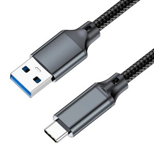 USB Type-C �P�[�u�� 3M USB-A to C �P�[�u�� 10Gbps�����f�[�^�]�� 3A�}���[�d USB 3.2(Gen2) QC3.0�Ή� MacBook�ALifeBook �APixel�AGalaxy�AAQUOS��USB-C�@��Ή�
