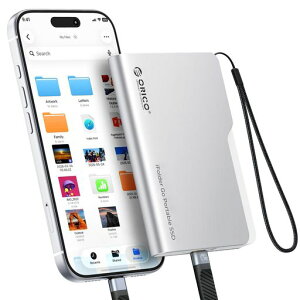 ORICOiFolderGo�O�t��SSD1TBType-C5Gbps�����]��iPhone17/16ProMax�Ή��A���~�����t�@�C���t�H���_���݌v�|�[�^�u��SSDWindows/Mac�Ή��^�u���b�g�EPC�E�X�}�z�p