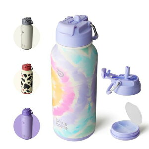 BOTTLE BOTTLE ���� 850ml �ۗ�ۉ� ��d�\�� �X�e�����X ���@�r �X�g���[�t�� ������ 2WAY�W �ꕔ���[ �R��h�~ �����^�� �H��@�Ή� �X�|�[�c �A�E�g�h�A �R�b�g���L�����f�[