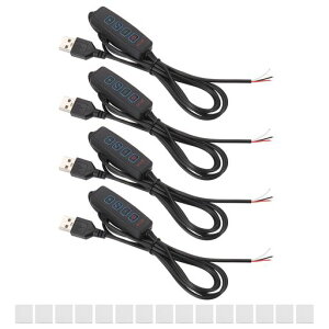PATIKIL 4.92ft LED�X�g���b�v�����X�C�b�`�A4�Z�b�g DC5V�{�^����U S B�C�����C���X�C�b�`�t���s�O�e�[���P�[�u���A���邳�����\�R���g���[���[(LED���[�v���C�g�p�e�[�v�t��)�A��