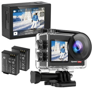 HiicamSpeed20�A�N�V�����J�����E�F�A���u���J����4K/60fps�������掿6��EIS��u���␳�E�F�A���u���J���������J�����X�|�[�c�J�����h���P�[�X�t����40m�h��1350mAh��e�ʃo�b�e���[