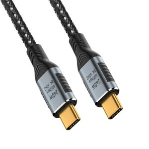 NFHK USB-C 240W USB4�P�[�u�� 40Gbps USB3.1 100W 8K@60Hz 5K USB4.0 Thunderbolt3/4 50cm�Ή�