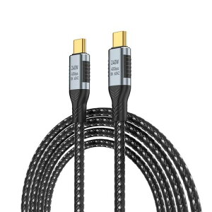 xiwai USB-C USB4 �P�[�u�� 240W 40Gbps USB3.1 100W 8K@60Hz 5K USB4.0 �f�[�^�]���R�[�h Thunderbolt3/4 �ƌ݊������� (0.5M)