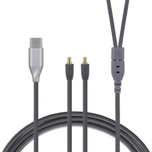 3APLUSHBC13�C���z���P�[�u��IE100pro���P�[�u��Type-c�ڑ�SENNHEISER�pIE500pro/IE400pro/IE100pro�ɓK��4�c�����xOFC�⃁�b�L�X�}�z�Ή�Type-c120cm