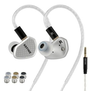 KEFINE Klean SV �L���C���z�� 10mm DLC�U������ IEM 3��ނ̌����������m�Y�� ���������_�C�J�X�g➑� �l�W�Œ�݌v ���ϋv�� 0.78mm 2Pin ���P�[�u���Ή� 108�c�⃁�b�L�P�[�u�� Hi-Fi ���X�j���O