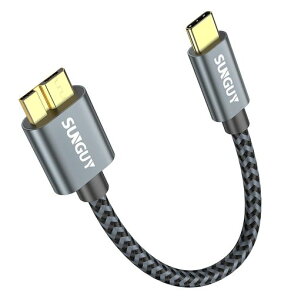 SUNGUYUSBCtoMicroB3.1�P�[�u��0.15M�ő�10Gbps�����f�[�^�]�������b�L�R�l�N�^�Z��USB3.1�O�t��HDD/SSD�n�[�h�h���C�u/MacBook(Pro)/GalaxyS5Note