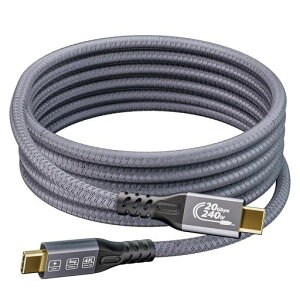 MOPOCHG USB C �P�[�u�� USB-C 3.2 Gen2 �^�C�vc �P�[�u���A240W PD3.1 �}���[�d�A20Gbps �f�[�^�]���A8K@30Hz / 4K@144Hz �f���o�͑Ή��AThunderbolt 5/4/3 �݊��AMacBook