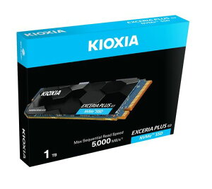 KIOXIA EXCERIA PLUS G3 SSD 1TB - M.2 2280 PCIe Gen4 4.0 NVMe 1.4 �ǂݎ��/�������ݑ��x �ő�5,000/3,900MB/�b �����h���C�u �m�[�g�u�b�N/�m�[�g�p�\�R�� �f�X�N�g�b�vPC