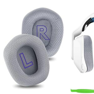 Geekria�C���[�p�b�hComfort�݊����p�b�h���W�N�[��LogitechG733G535G335�w�b�h�z���ɑΉ��C���p�b�h/�C���[�N�b�V����/�C���[�J�b�v(���b�V���t�@�u���b�N/�O���[)