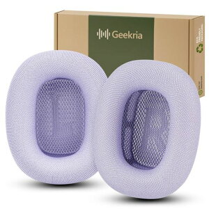 Geekria �C���[�p�b�h Comfort �݊��� �p�b�h �A�b�v�� AirPods MAX (A2096), AirPods MAX2 (A3184) �w�b�h�z���ɑΉ� �p�b�h �C���[/�C���[�J�b�v (���b�V���t�@�u���b�N/��)