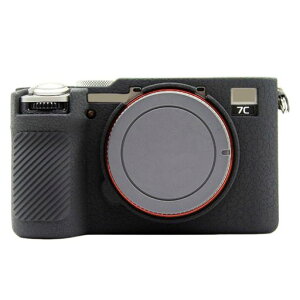 �J�����P�[�X �ی�P�[�X �݊� Sony A7C II �Ή� �J�X�^���t�B�b�g �V���R���J�o�[ �o�b�O �R���p�N�g�Ōy�ʂȎ����^�ю��[ (�u���b�N)