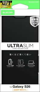 �G���R��GalaxyS26(SC-51G)�P�[�X�J�o�[�蒠�^���^�y�ʃ\�t�g���U�[TPU���Εt�J�[�h�|�P�b�g�X�^���h�@�\4�p�G�A�[�N�b�V����UltraSlim���C�����X�[�d�Ή��u���b�NPM-G261PLFUBK