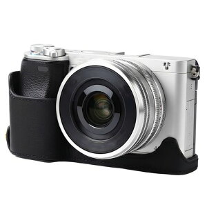 ZV-E10�Ή��J�����n�[�t�P�[�X-�{�v���ی�{�g���J�o�[�A�J���f�U�C���œd�r�ESD�J�[�h�̌������e�ՁB��ʂ̃t���b�v��f�[�^�|�[�g�̎g�p���ɃP�[�X���O���K�v�͂���܂���B