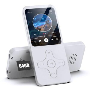 GuerayMP3�v���[���[Bluetooth5.064GBmp3�v���C���[�X�s�[�J�[�����f�W�^���I�[�f�B�I�v���[���[1.8�C���`����ȒPOTG�@�\FM���W�I/�ʐ^/�^��/�d�q�u�b�N/�A���[��