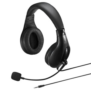 �T�����T�v���C �w�b�h�Z�b�g 3.5mm�~�j�v���O(4��) �����^�C�v ��^ �u���b�N MM-HS401BK