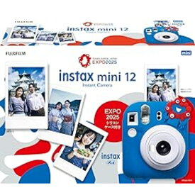 大阪万博 富士フイルム(FUJIFILM) チェキ インスタントカメラ instax mini 12 ホワイト INS MINI 12 WHITE EXPO