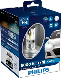 PHILIPSエクストリームアルティノンLEDフォグランプ/H4/6000K/Hi:3200lm/Lo:2400lm