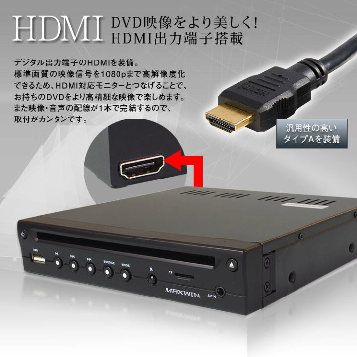 楽天市場】MAXWIN 超薄型DVDプレーヤー DVD306 : カー用品卸問屋 ニューフロンテア 楽天市場】MAXWIN 超薄型DVDプレーヤー DVD306 : カー用品卸問屋 ニューフロンテア