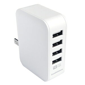 JV AC[d 4.8A USB4P  WH AJ-598
