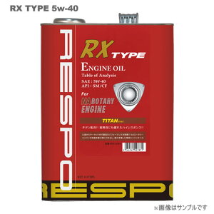 RESPOiX|j GWIC RX-TYPE 5W-40 4L×6ʃZbg