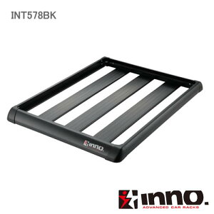 カーメイト INNO ルーフラック INT578BK エアロラックシェイパー 80 マットブラック