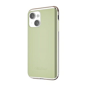 motomo INO LINE INFINITY CASE for iPhone 13 Chrome Gold Moss Green MT21568i13GR