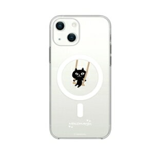 ��abbi FRIENDS �l�R�}���W���EMagSafe�Ή��N���A�P�[�X for iPhone 13 �u�����R ABF21724i13