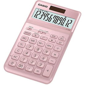 ☆カシオ計算機 CASIO スタイリッシュ電卓 ジャストタイプ12桁 ピンク JF-S200-PK-N