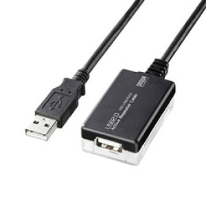 ☆サンワサプライ 12m延長USB2.0アクティブリピーターケーブル KB-USB-R212N