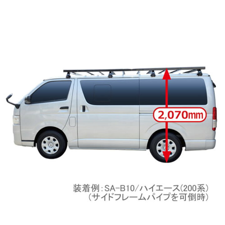 楽天市場】ロッキープラス SA-B10 SA-BLACKシリーズ ハイエース(200系 