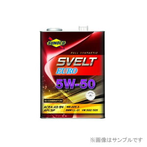 SUNOCO XmR IC SVELT EURO 5W-50 4L×4ʃZbg SP Ki