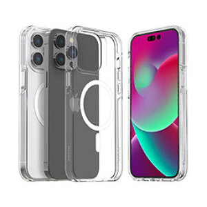 ��araree MagSafe�Ή��N���A�P�[�X DUPLE for iPhone 14 Pro Max �N���A �w�ʃJ�o�[�^ AR24705i14PM