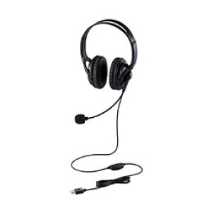 ���G���R�� ������^USB�L���w�b�h�Z�b�g HS-HP02SUBK