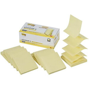 ��3M Post-it �|�X�g�C�b�g �G�R�m�p�b�N �|�b�v�A�b�v�m�[�g �C�G���[ 3M-6541POP-Y