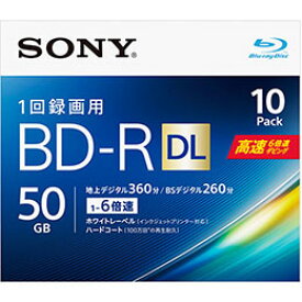 ☆SONY ソニー ビデオ用ブルーレイディスク 1-6倍速 50GB 10枚 10BNR2VJPS6