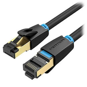 ���y10�Z�b�g�z VENTION Cat.8 SSTP LAN�P�[�u�� 0.5m Black IK-8900X10