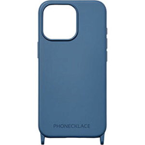 ��PHONECKLACE �t�H���l�b�N���X �X�g���b�v�z�[���t���V���R���P�[�X for iPhone 15 Pro Max�@�e�B�[���u���[ PN25613i15PM