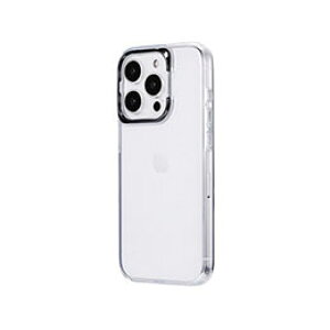 ��LEPLUS NEXT iPhone 15 Pro �X�^���h���ڃn�C�u���b�h�P�[�X UTILO Cam Stand �u���b�N LN-IP23CSDBK