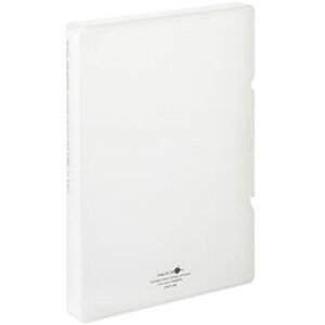 ☆【5個セット】 LIHIT LAB. AQUA DROPs ファイルケース A4 乳白 A-5029-1-MWX5