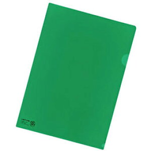 ☆【30個セット】 LIHIT LAB. カラークリヤーホルダー A4 緑 F-78EC-7-GRX30