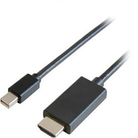 ☆IOデータ IO DATA ゴッパ miniDisplayPort-HDMI変換ケーブル 1m ブラック GP-MDPHD/K-10